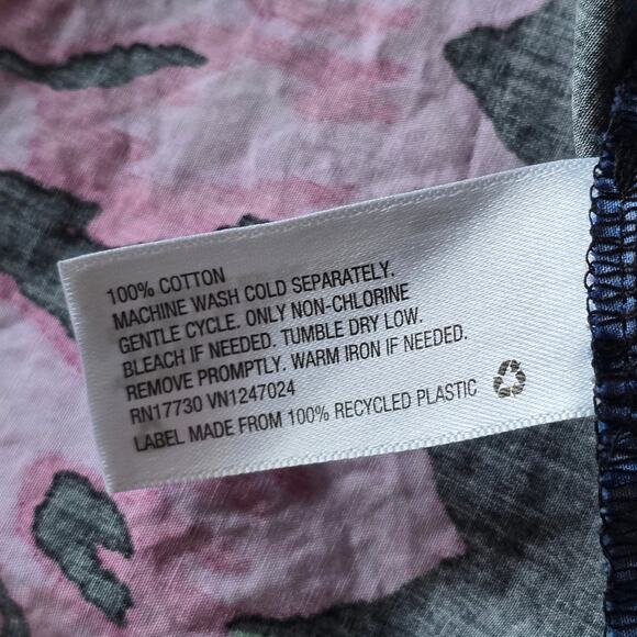 Christopher John Rogers Floral Puff Sleeve Maxi Dress Boho Whimsical Cottage S - Picture 6 of 11